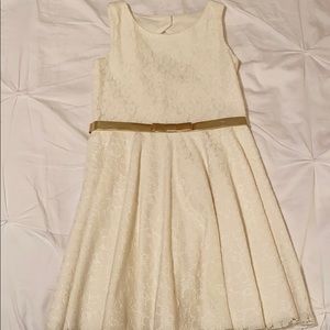 Zoë LTD Ivory Lace Party Dress